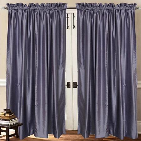 Real faux silk curtains of Curtains UAE